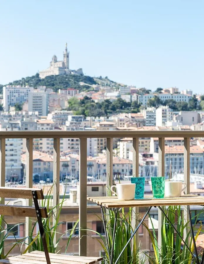 La Belle Vue - 65M2 Au Dernier Etage Avec Ascenseur Lägenhet Marseille Frankrike