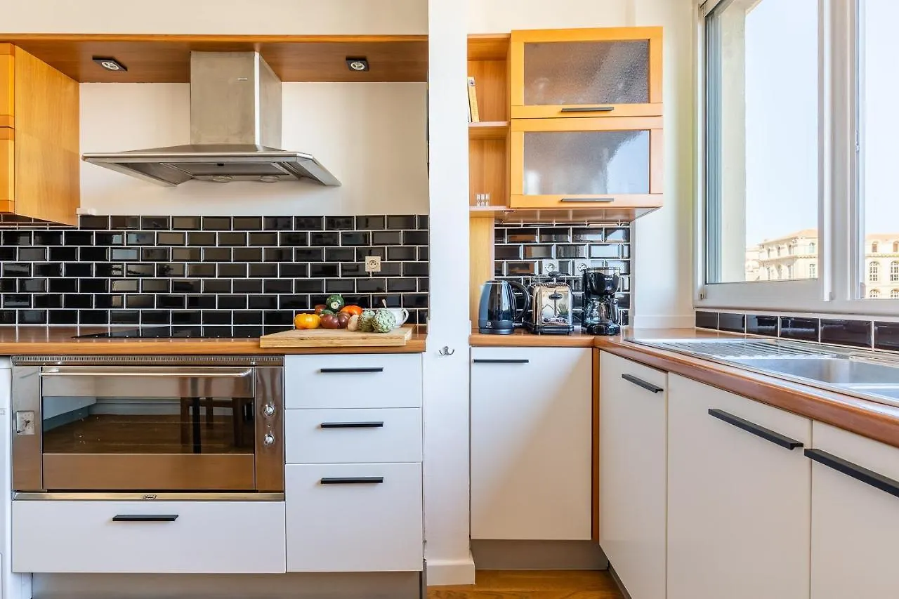 La Belle Vue - 65M2 Au Dernier Etage Avec Ascenseur Lägenhet Marseille 0*,  Frankrike